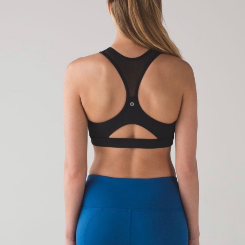 Lululemon Polkadot Mesh Sport Bra